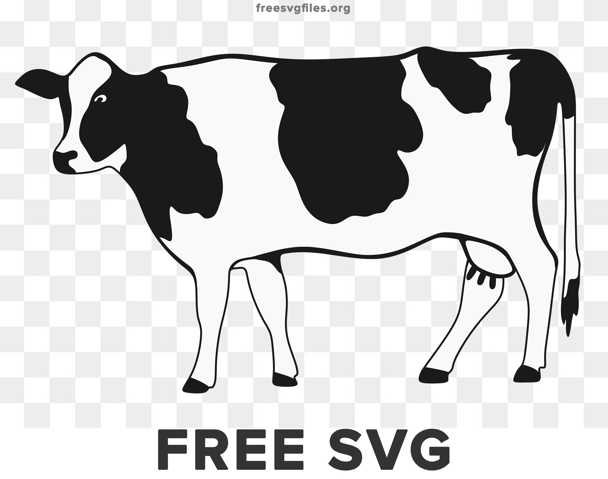 Layered Cow SVG