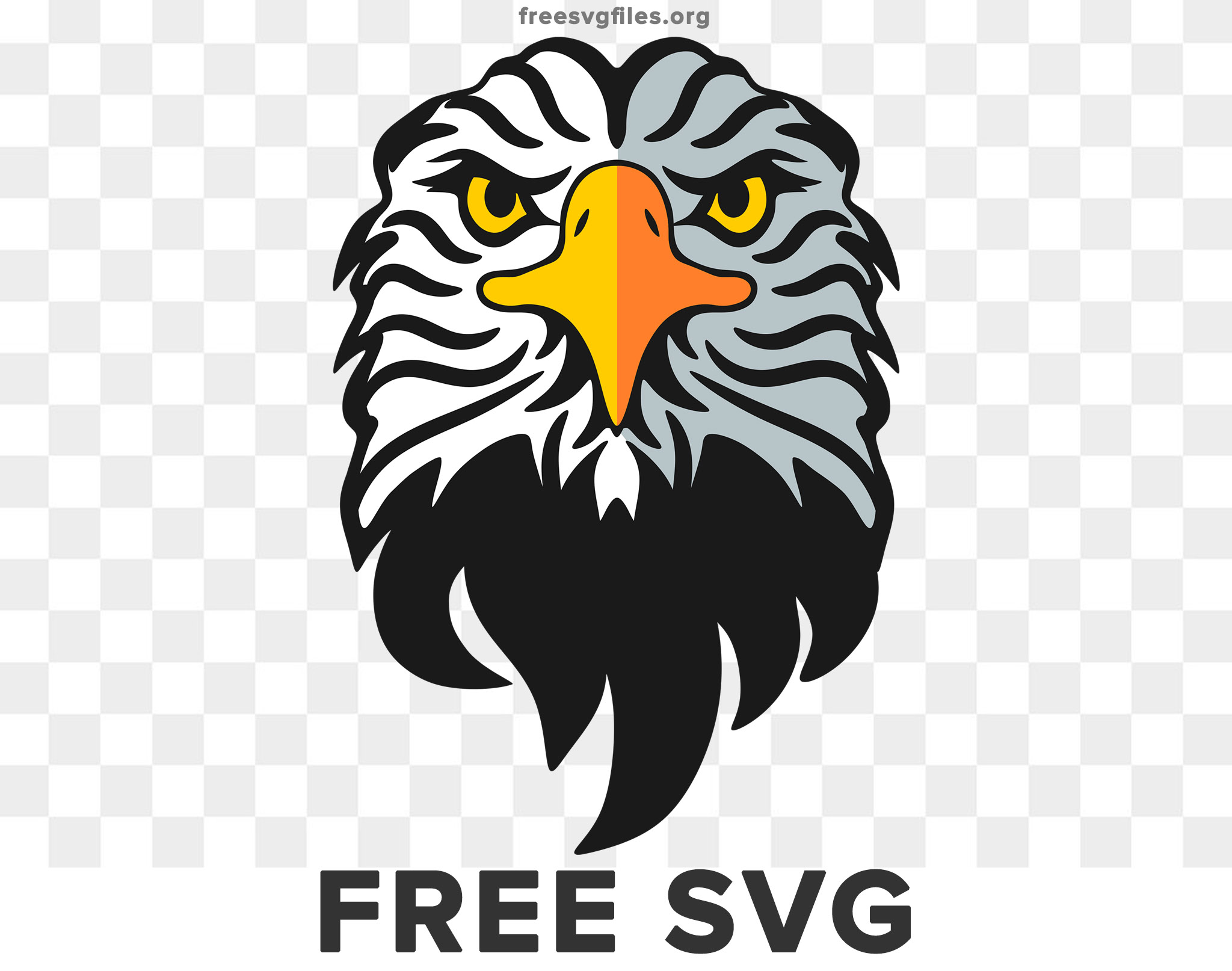 Eagle Head SVG cut file at