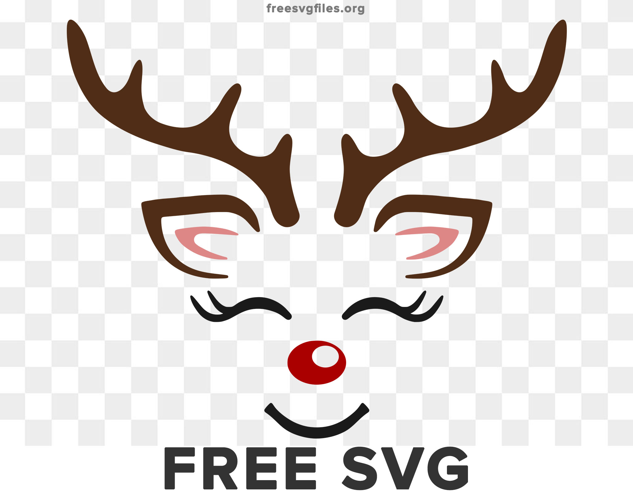 Free Reindeer Face Svg Cut Files For Cricut Silhouett - vrogue.co