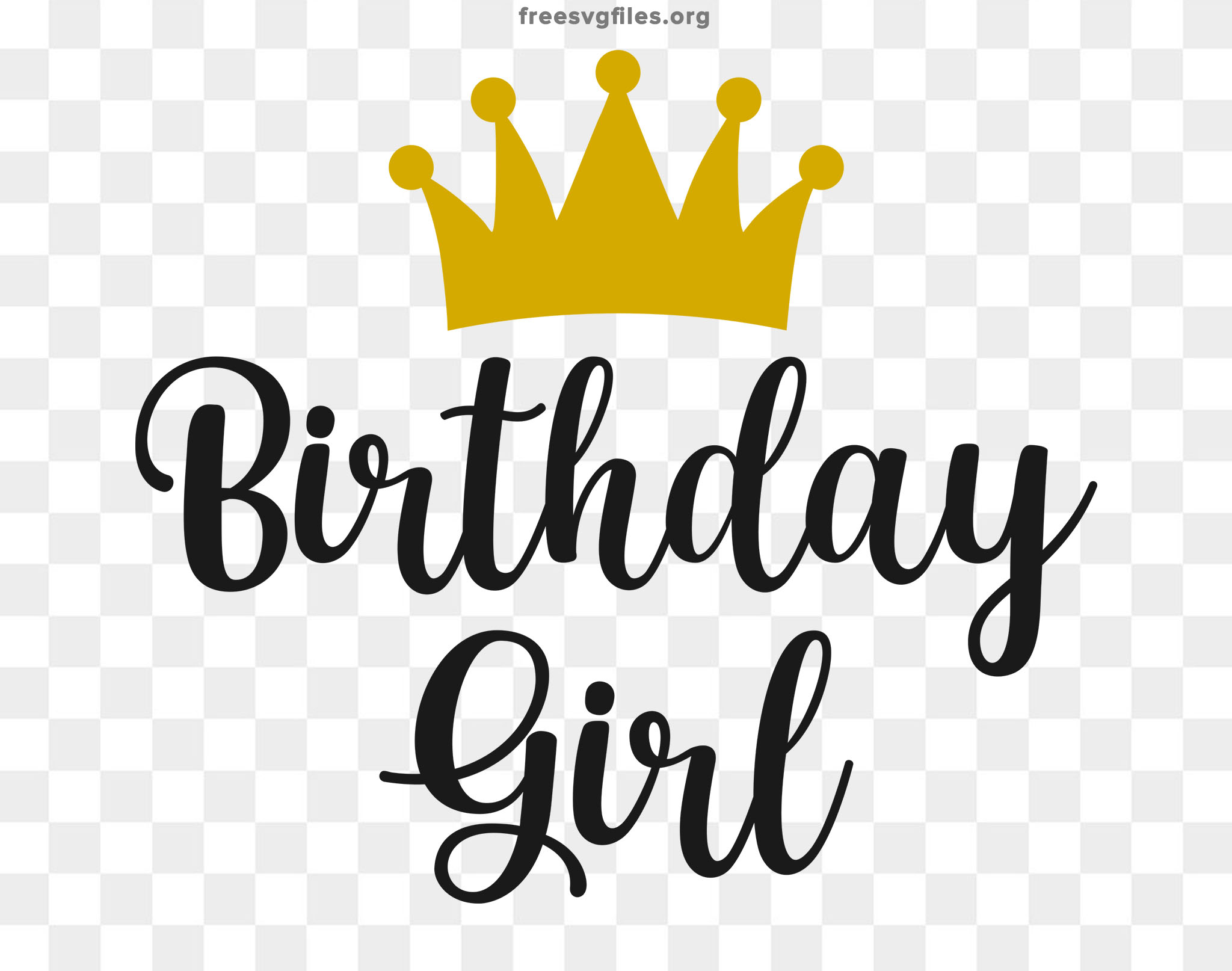 Birthday Girl SVG Font