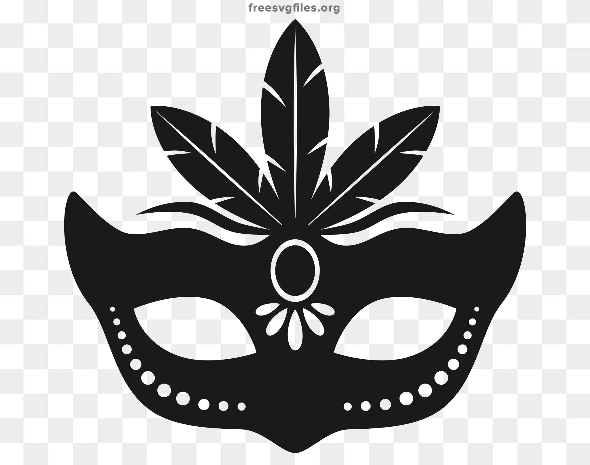 Free Carnival Mask Vector Svg - Download for Free