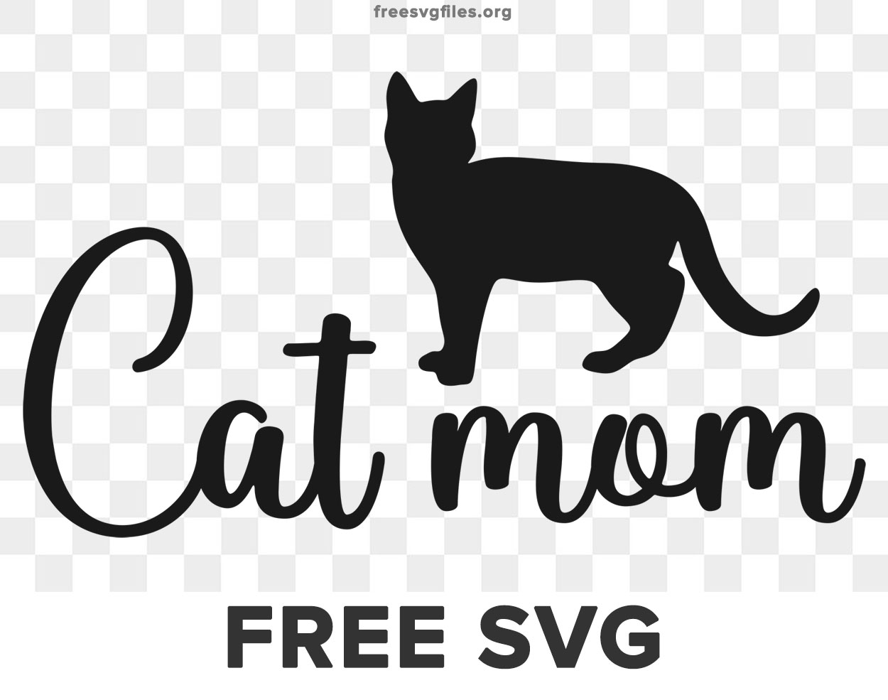 Cat Mom Svg Cut files for Cricut & Silhouette