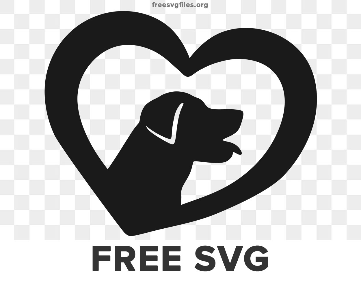 Dog In Heart Svg Cut files for Cricut & Silhouette