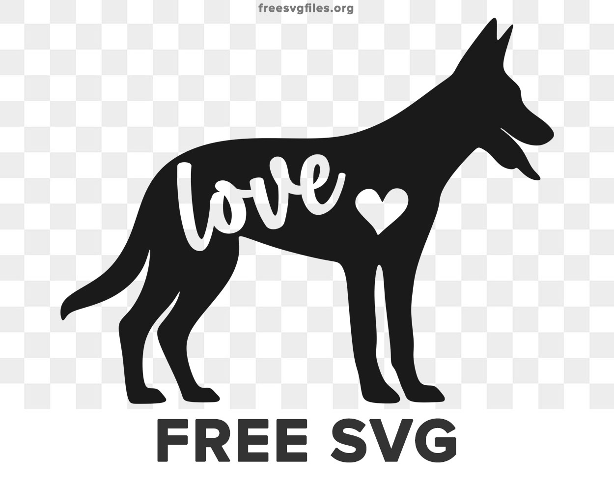 Dog Love Svg - Download for Free