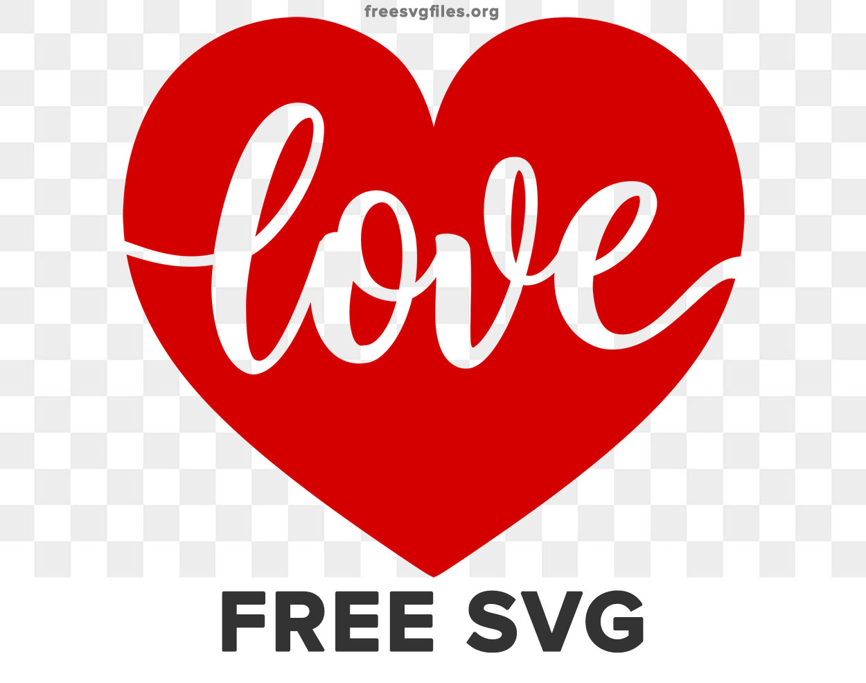Love Heart Svg Cut files for Cricut & Silhouette