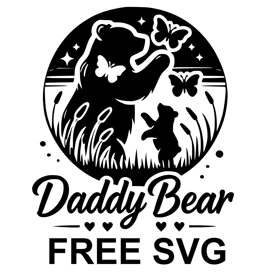 Free Daddy Bear Svg