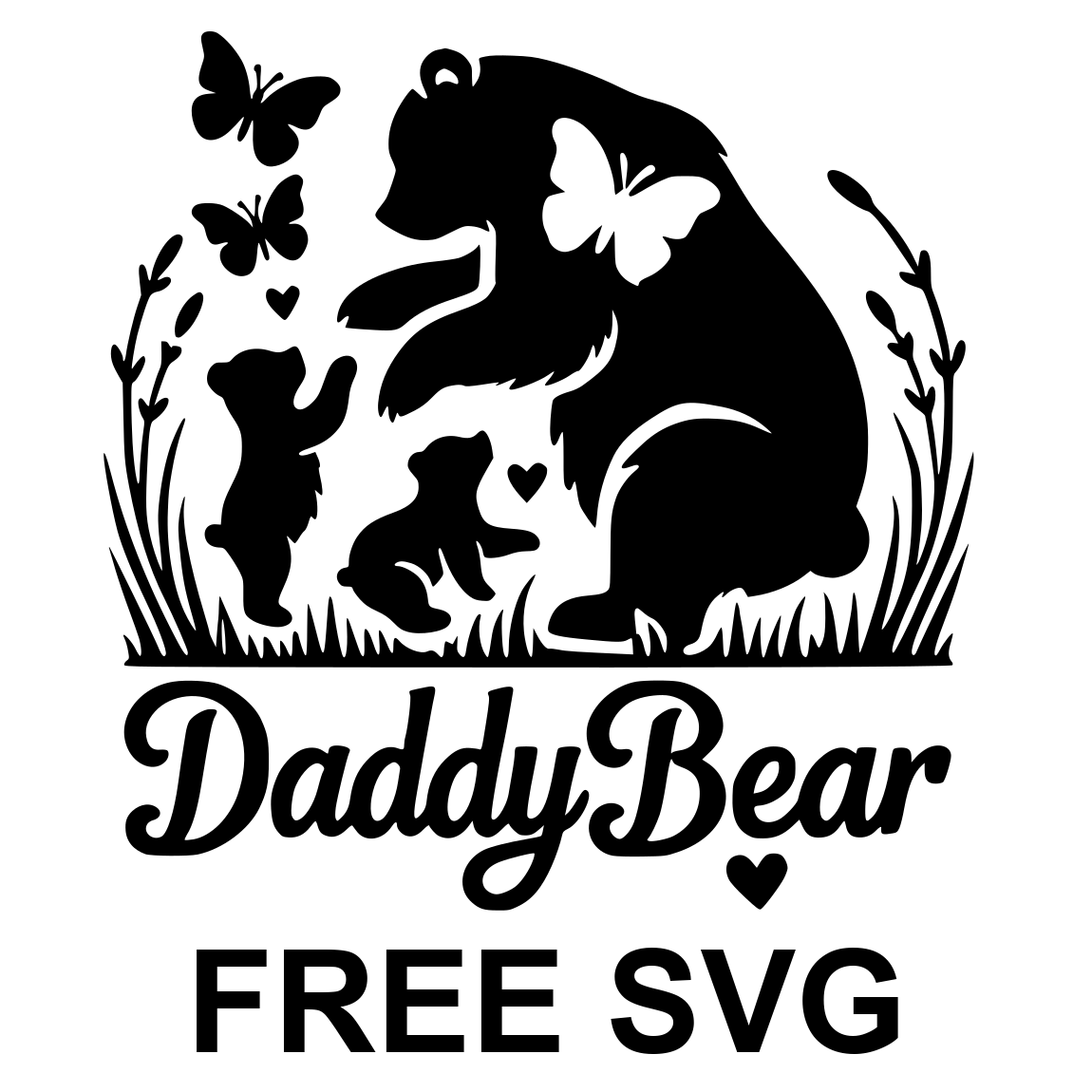 Free Daddy Bear Svg
