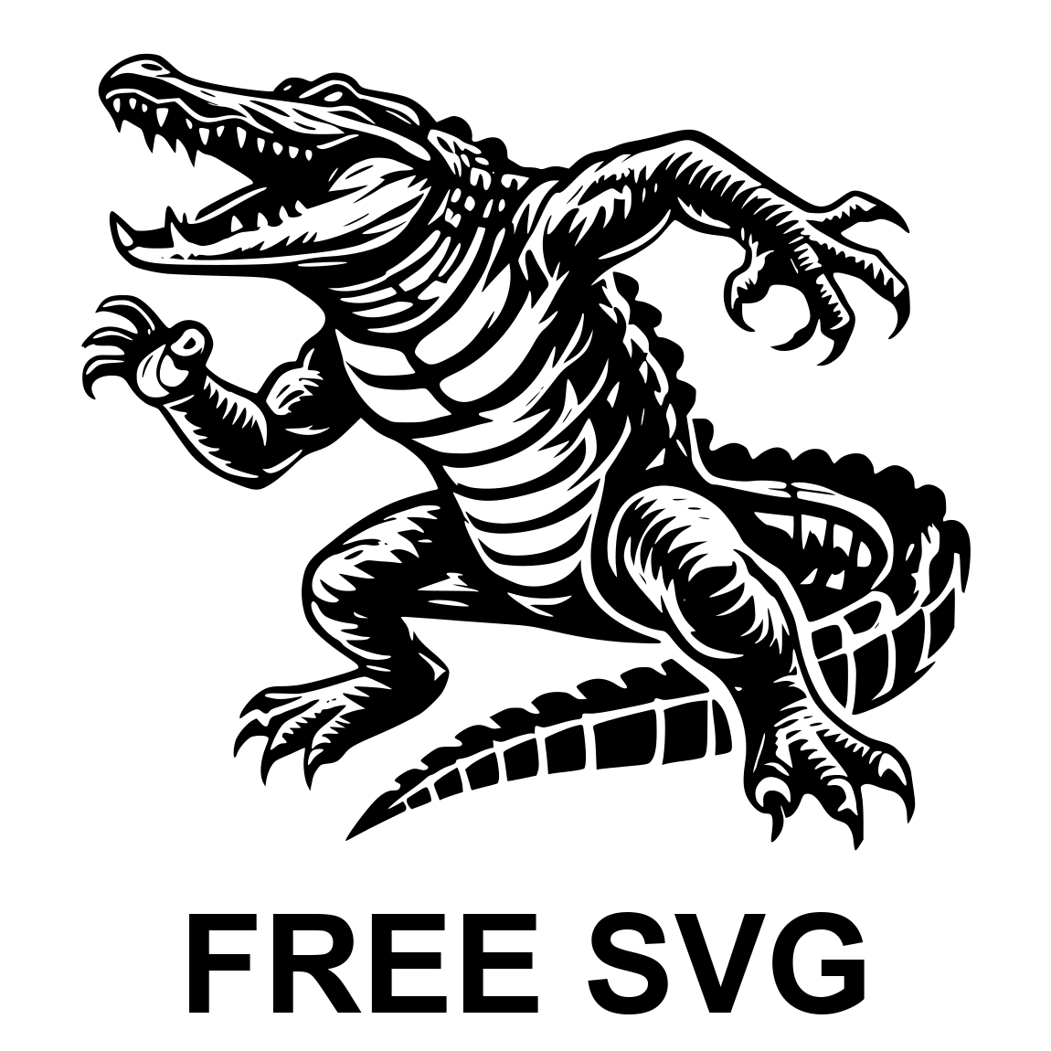 Free Alligator Svg