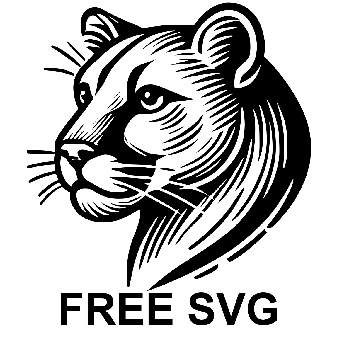 Free Mountain Lion Svg