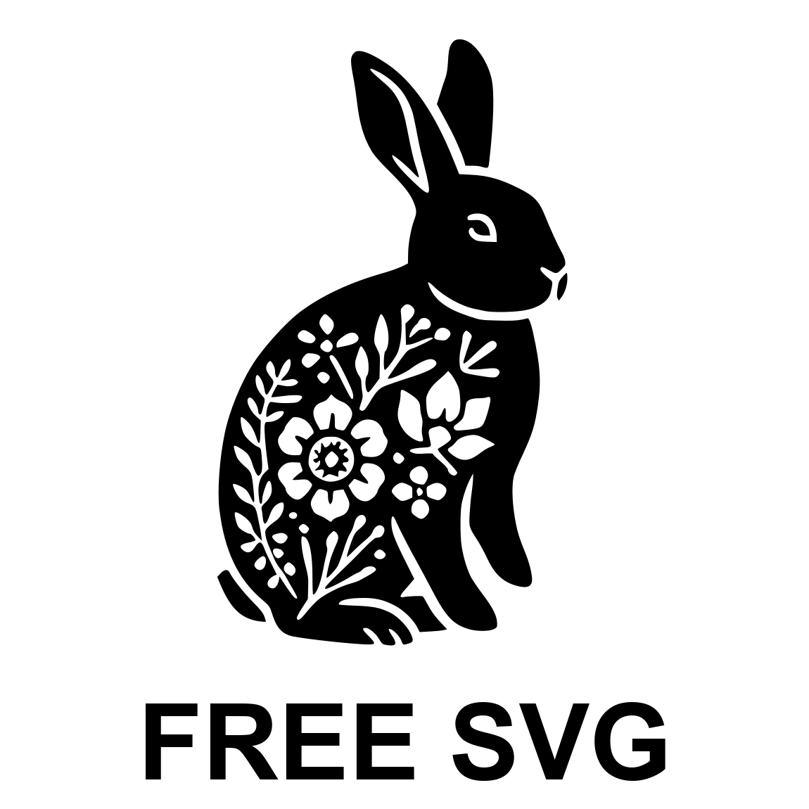 Free Rabbit Svg