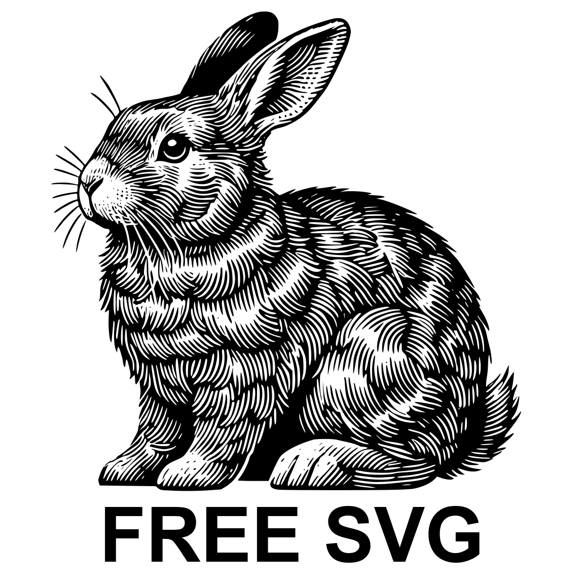 Free Rabbit Svg