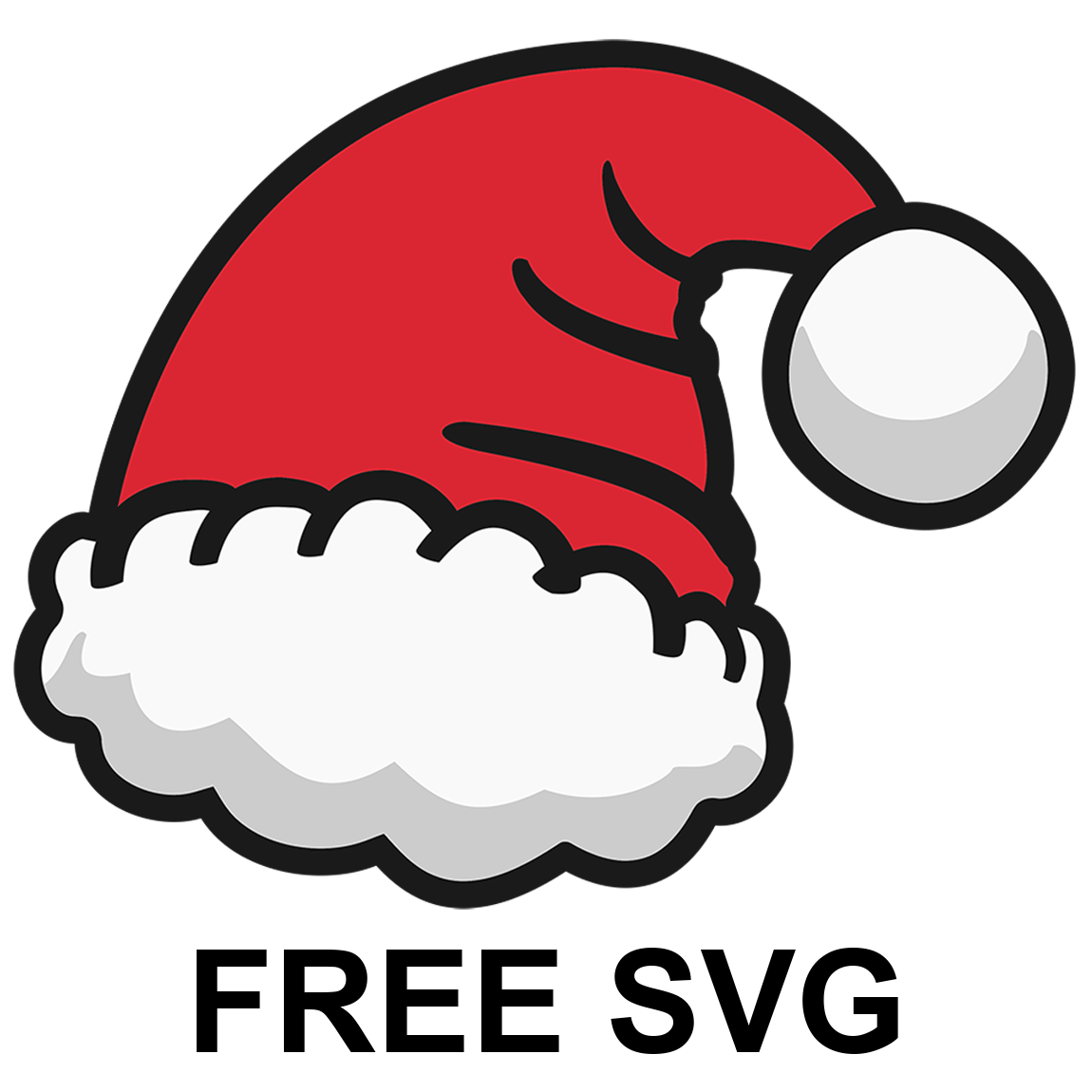 Christmas Hat Svg - Download for Free