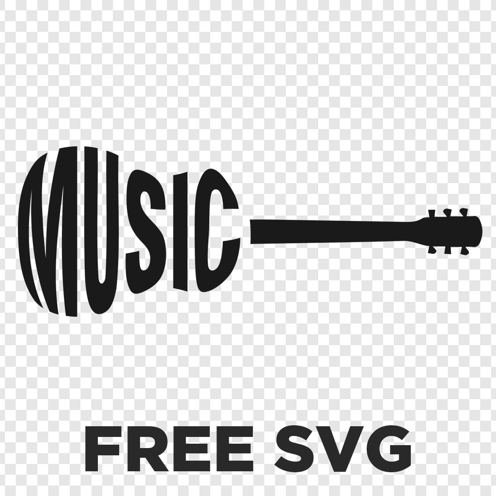free guitar svg
